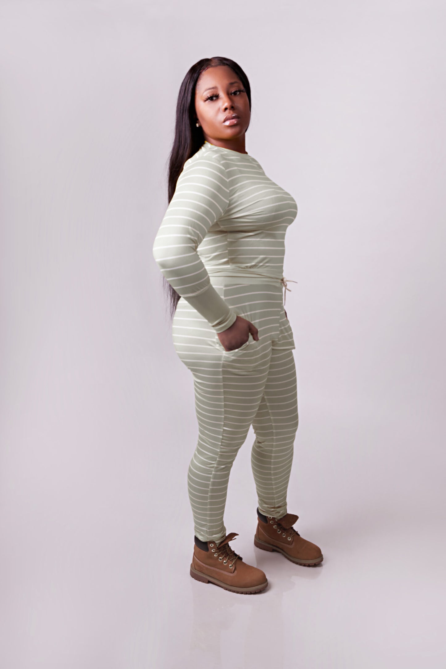 Supreme Stripe 2 piece Jogger Set