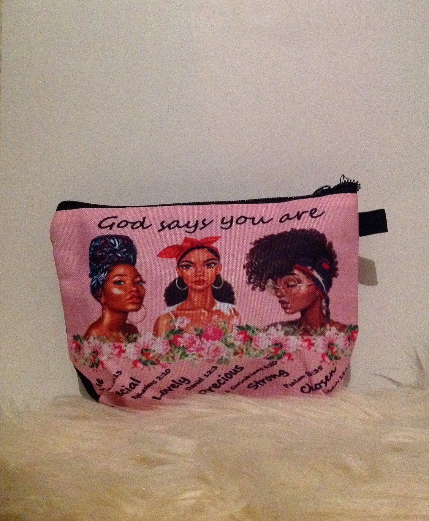 Beautifully Black Beauty Cosmetic Bag