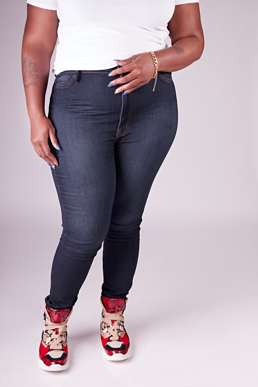 Dana Dark Blue Plus Size Jean