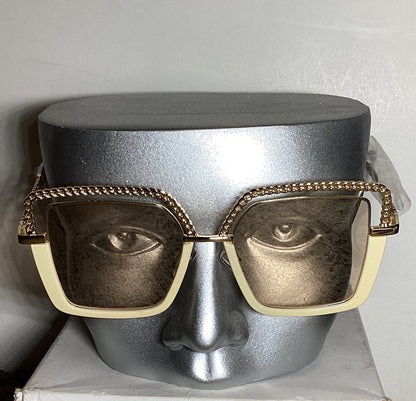 Unhinged Chain Frame Sunglasses